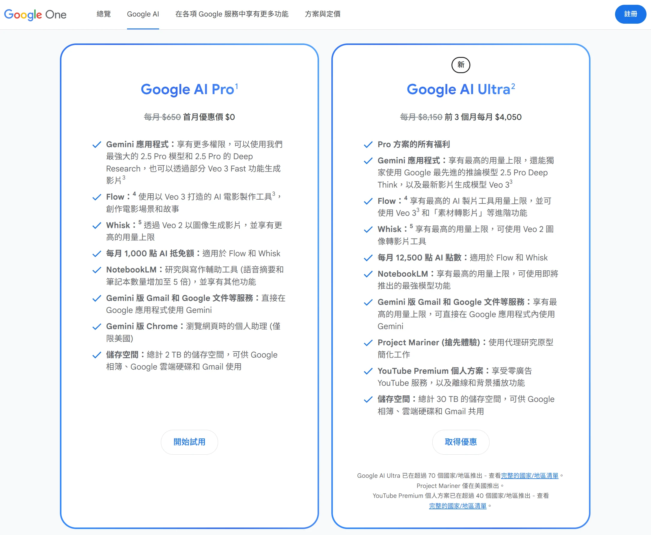 Google One Ai